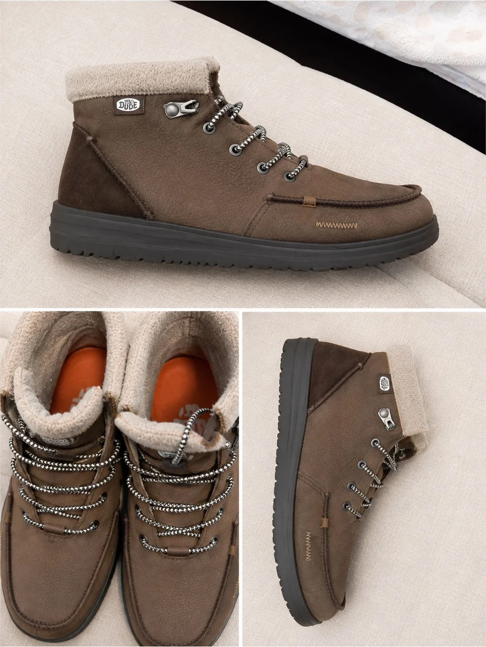 Hey Dude Brown Bradley Boots